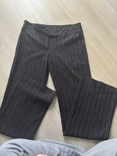 Rampage Low Rise Y2K Pinstripe Slacks Women's Size 9 Measurements In Desc Cute