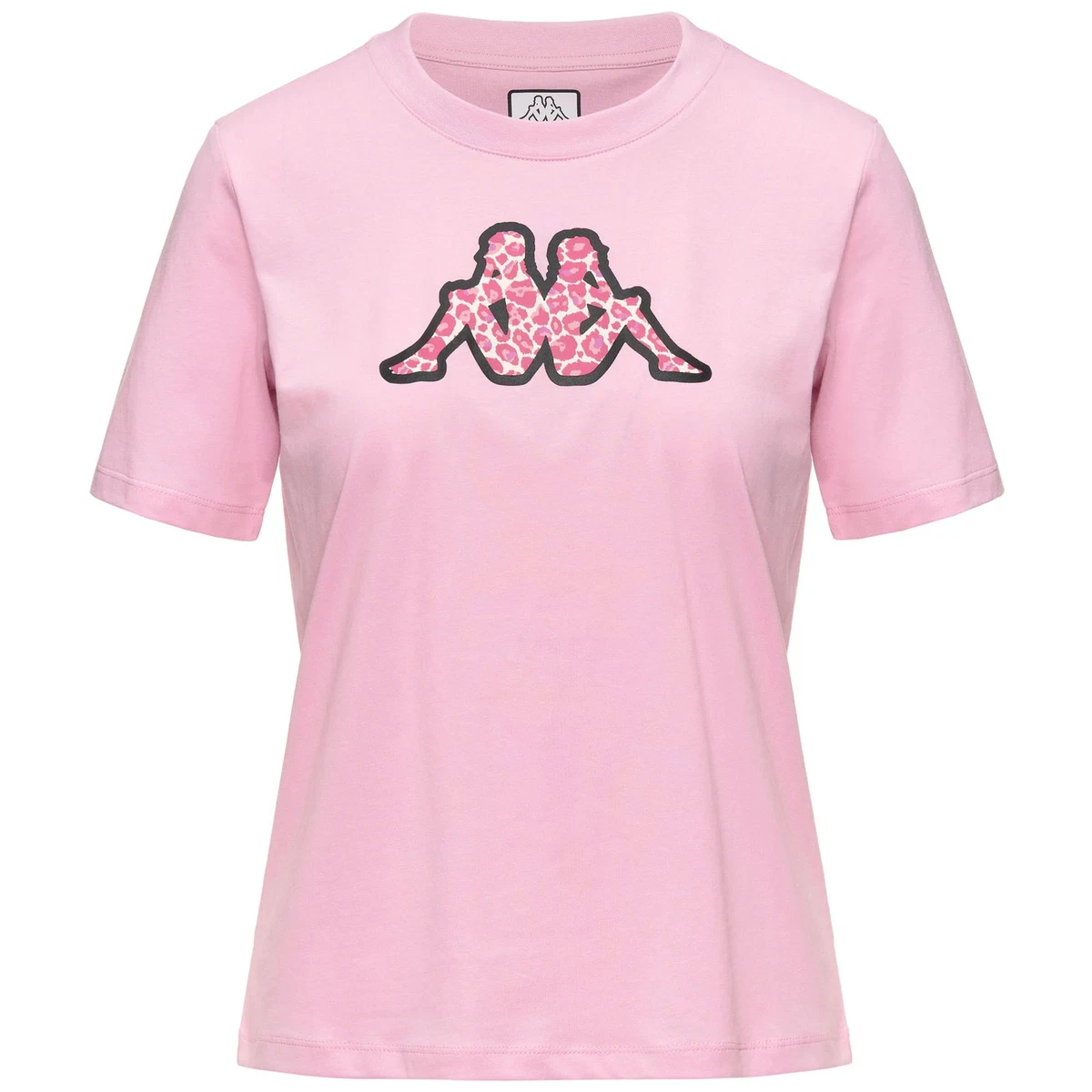 Kappa - T Shirt Maglietta, Donna, Bianco, Cotone, Palestra. Logo CABOU, Taglia: L
