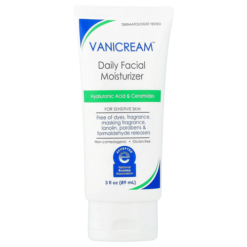 Daily Facial Moisturizer, For Sensitive Skin, Fragrance Free, 3 fl oz (89 ml)
