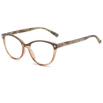 Stylish Cat Eye Reading Glasses Computer Readers Spring Hinge Presbyopic Glasses