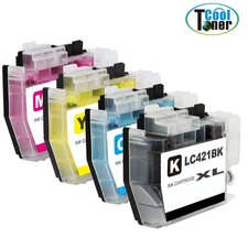 A SET Ink Cartridge LC421XL Fits For Brother DCP-J1050DW J1140DW J1800DW