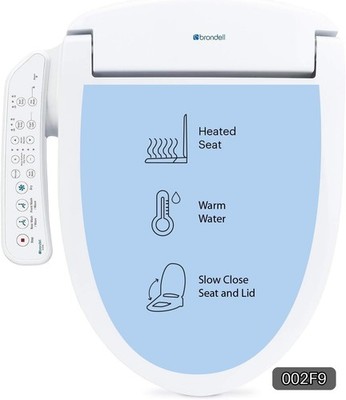 Brondell SE400-EW Swash SE400 Electric Bidet Toilet Seat With Heated #R06