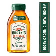 NEW, Hive Organic Honey, Raw and Unfiltered Honey, USDA Certified, 12 oz....