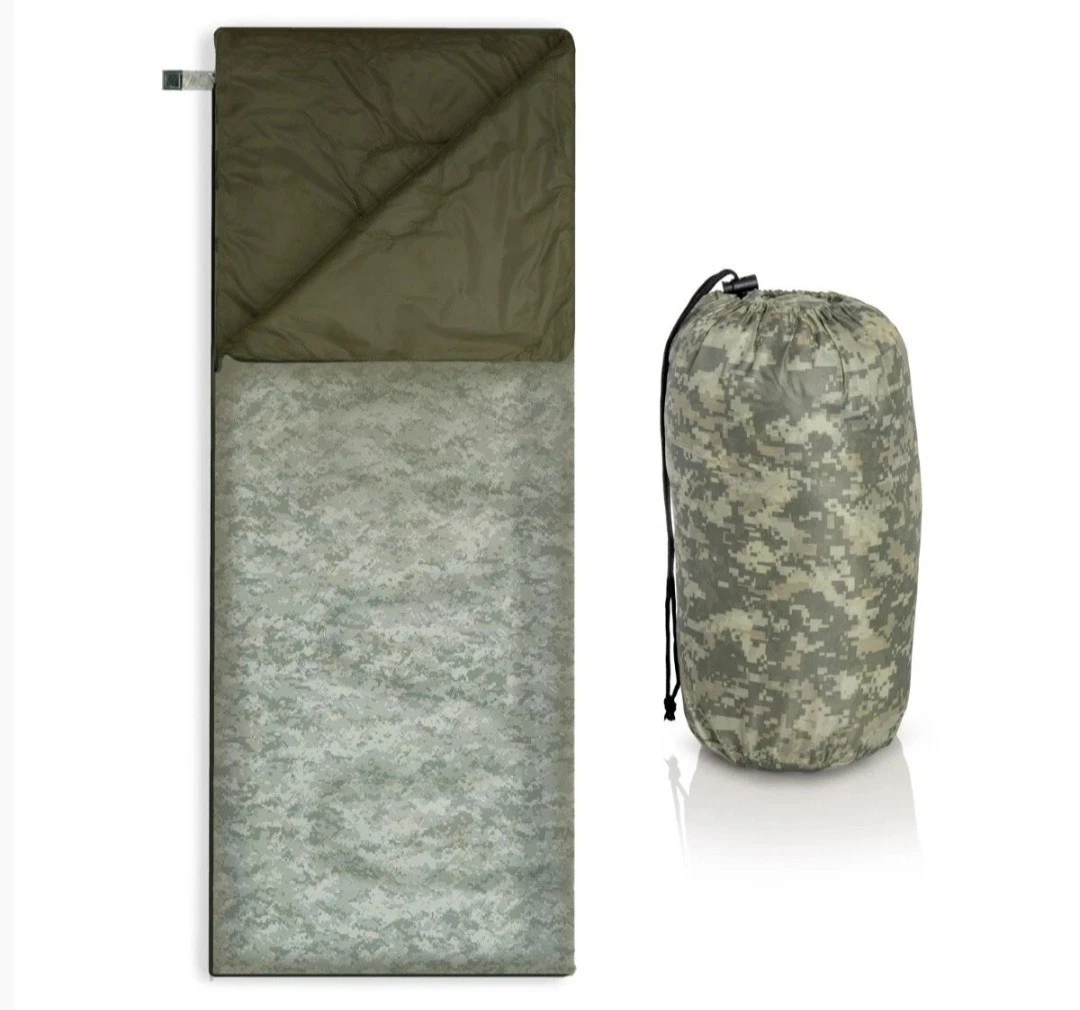 Sleeping Bag ACU Digital Camo Camping 28"x73" Lightweight Blanket Adult