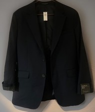 NWT 350 Banana Republic tailored fit navy blue Suit Jacket 42R sports coat
