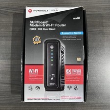 Motorola Arris SBG6580 Wireless Cable Modem WiFi Router N300/300 Dual Band