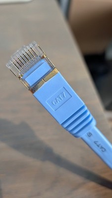 CAT7 Ethernet Kabel Ultra Thin 10Gbps RJ45 Leitung 20m