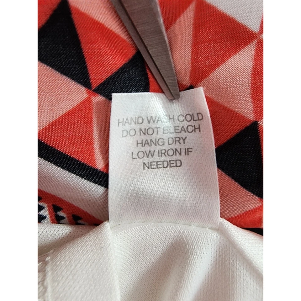 Charming Charlie без рукавов мини Skater платье размер S розовый черный геометрический Aztec - Изображение 4 из 4