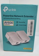 TP-Link AV600 Powerline Starter Kit - White