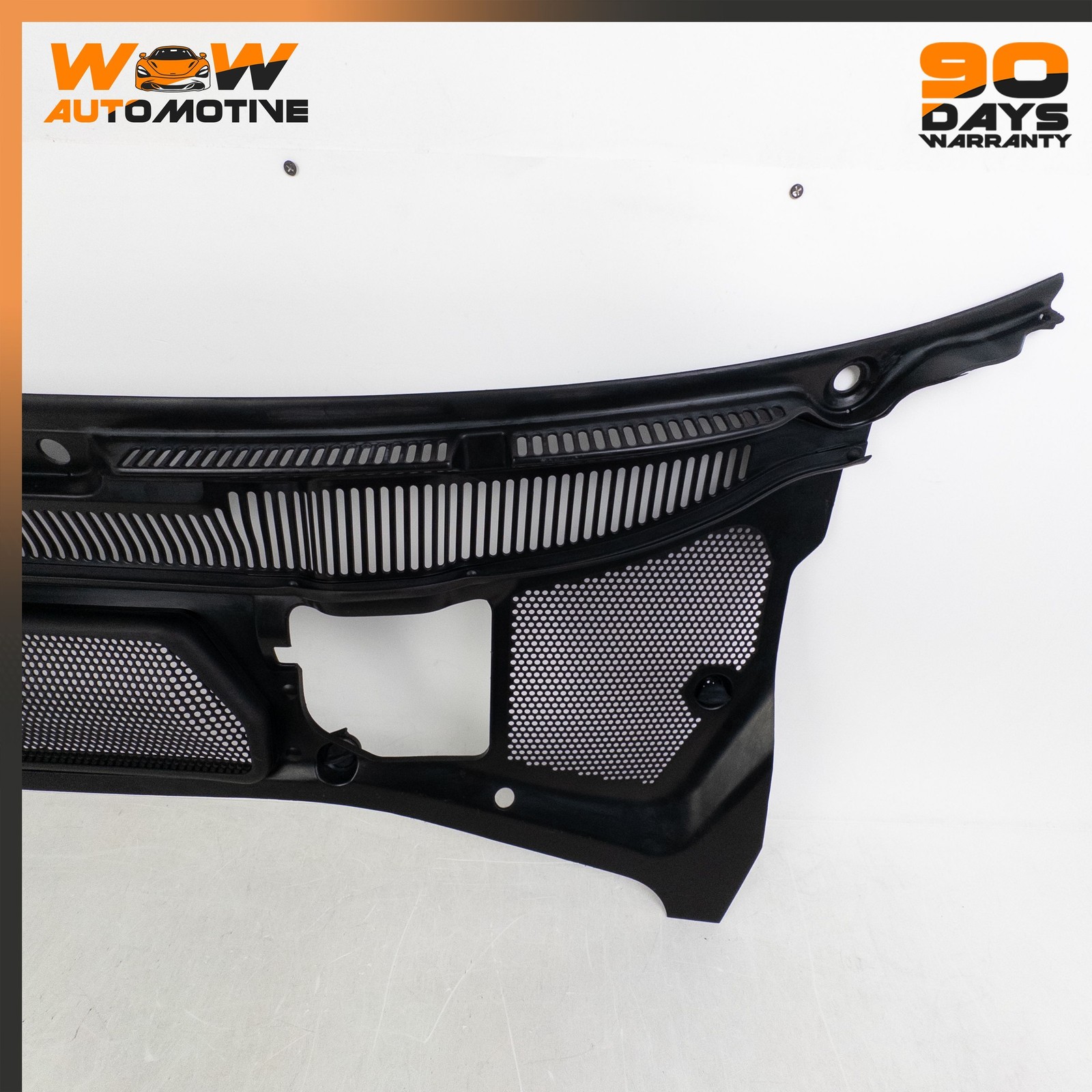 04-13 BENTLEY CONTINENTAL GTC FRONT WINDSHIELD COWL PANEL TRIM COVER BLACK OEM