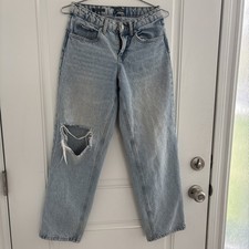 Wild Fable Women's Mid Rise 90  s Relaxed Straight Leg Jeans - Size 00