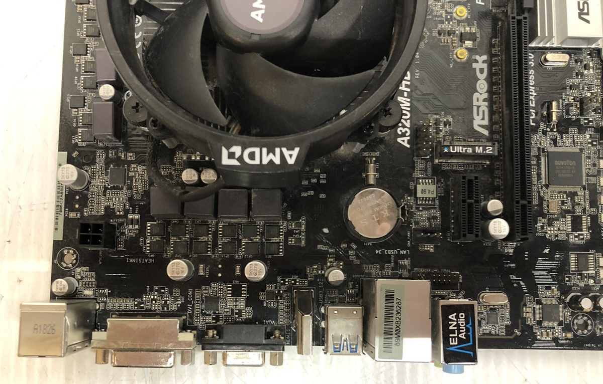 ASRock A320M-HDV AM4 USB 3.1 HDMI Micro ATX AMD Motherboard w