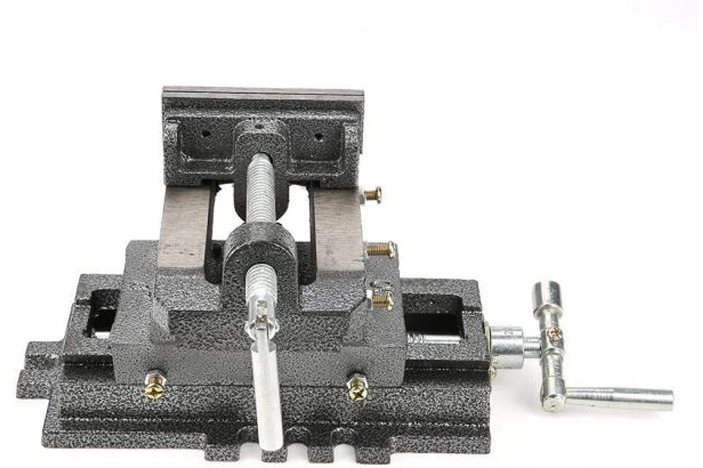 Morsa a Croce 100mm per Trapano a Colonna: Precisione XY Professionale