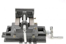 Morsa a Croce 100mm 4" Regolabile Ganasce per Trapano a Colonna da Banco