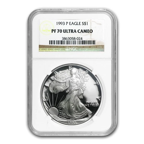 1993-P Proof American Silver Eagle PF-70 NGC