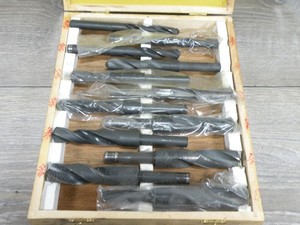 Vintage Drill Bit Set MT2 MT3 MT4 HSS Assorted Sizes Wood