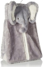 Gray Elephant Levtex Baby Grey Elephant Diaper Stacker plush  