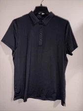 TacVasen Women’s UPF50+ Skin Protection Polo Short Sleeve Shirt Black Size M NEW