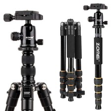 ZOMEI Aluminum Portable Tripod with Ball Head Heavy Duty Lightweight Professi...