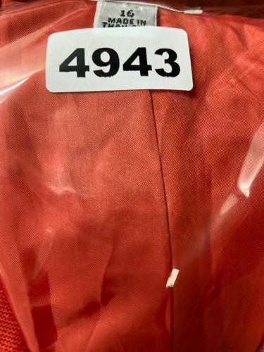 Talbots Womens Jacket Size 16 Orange Coral Blazer Tailored Casual Work Career - Picture 9 of 9