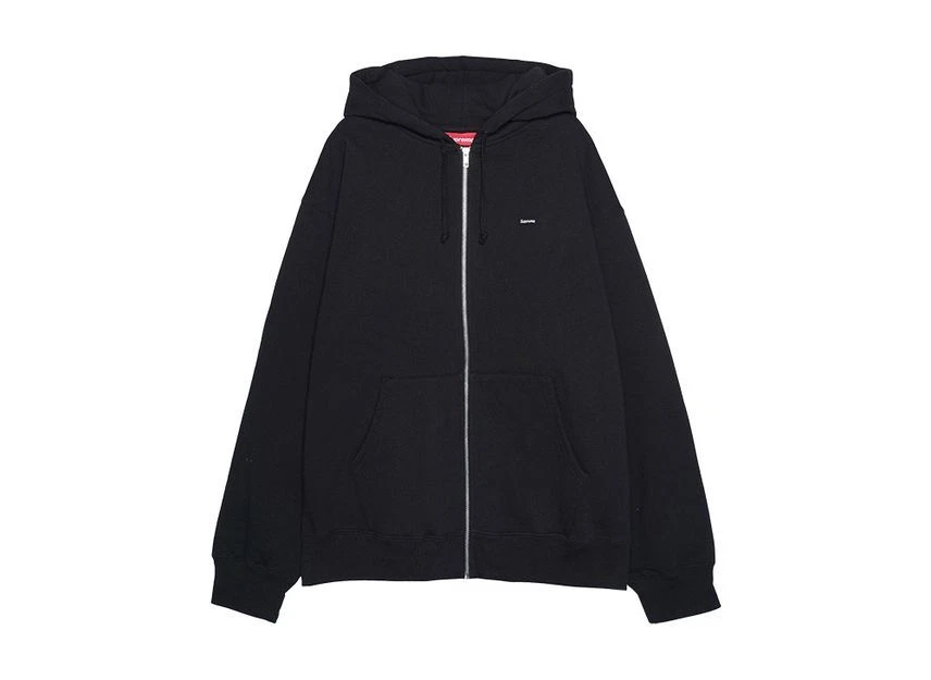 Sweat à capuche zippé Supreme petite boîte noir