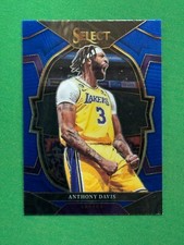 2022-23 Panini Select Basketball Blue Retail Parallel #17 Anthony Davis