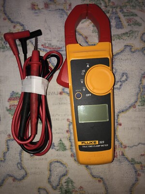 Original Fluke 323 Stromzange + Tragetasche True RMS Metering Reading Brandneu
