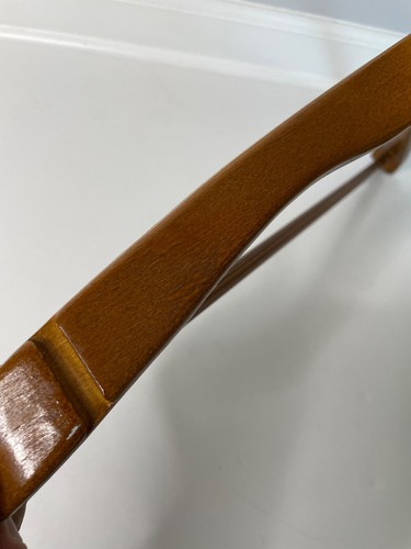 Hermes appendiabiti vintage in legno con logo e ganci - Foto 15 di 17