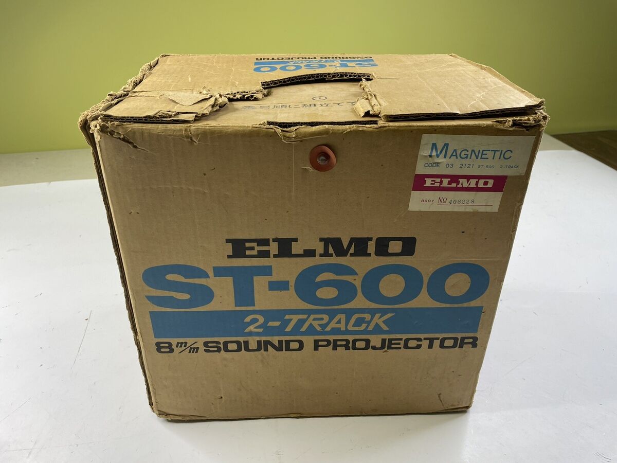 Vintage Elmo ST-600 2-Track Super 8 Magnetic Sound Projector Vintage Elmo ST-600 2-Track Super 8 Magnetic Sound Projector