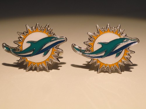 Miami Dolphins Manschettenknöpfe NFL Football - Bild 2 von 6