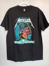 Metallica WorldWired Tour 2017 T-Shirt Reprint Hardwired Album S-4XL