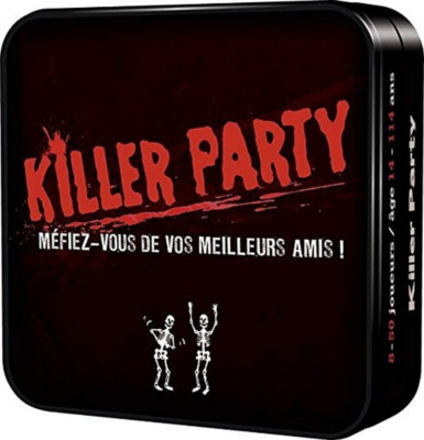 KILLER PARTY Gesellschaftsspiel Atmosphäre Karten 8-50 Spieler 14-114 Jahre + Blister DE