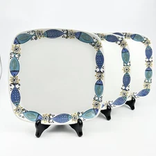 3 Figgjo Flint Clupea Turi Design Fish Salad Plates 2163 Norway Scandinavian