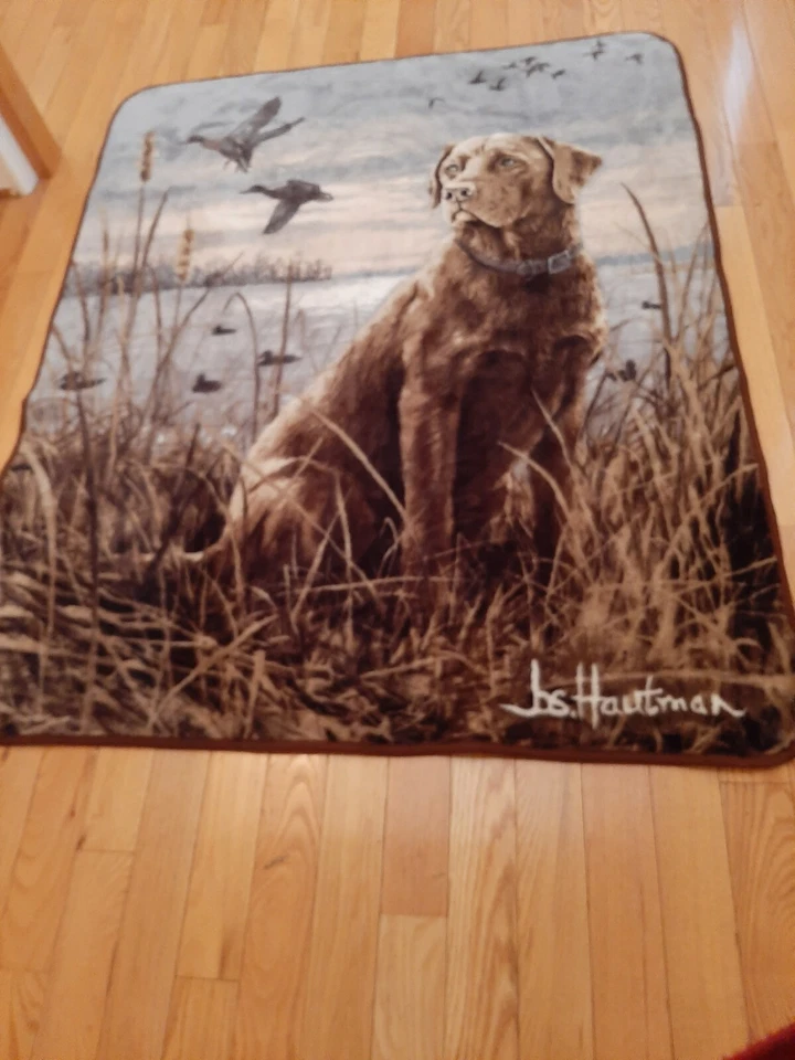 Northwest By Hautman Golden Retriever Polyester Throw Blanket 49 X 60” Soft - Image 3 of 4