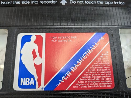 The VCR Basketball Game - Pick Your Part - Interactive VCR Game NBA 1987 - Picture 6 of 14