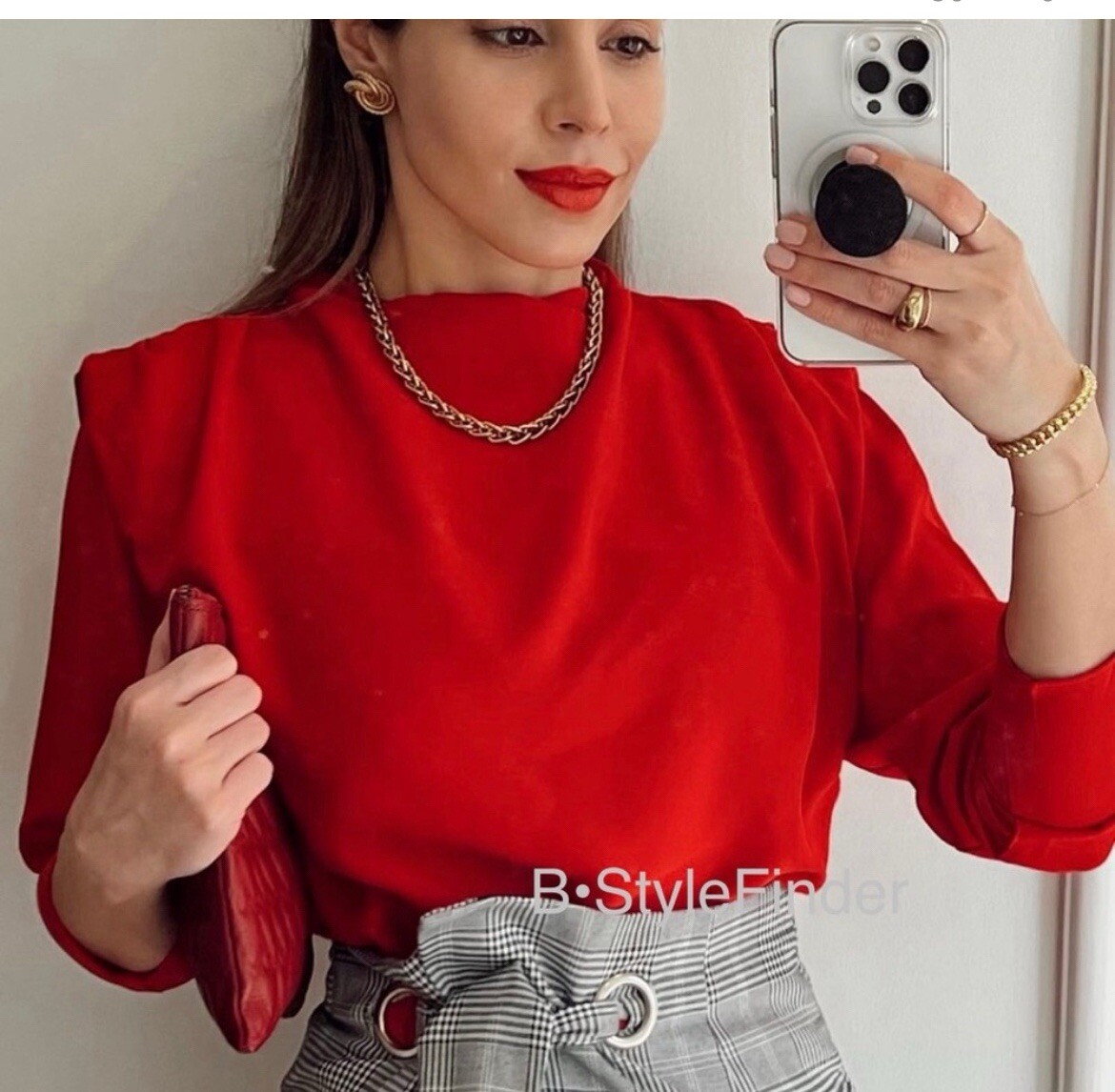 Chemisier Zara Rayé Multicolore - Taille S, Manches 3/4, Style Drapé élégant - Occasion Très Bon état