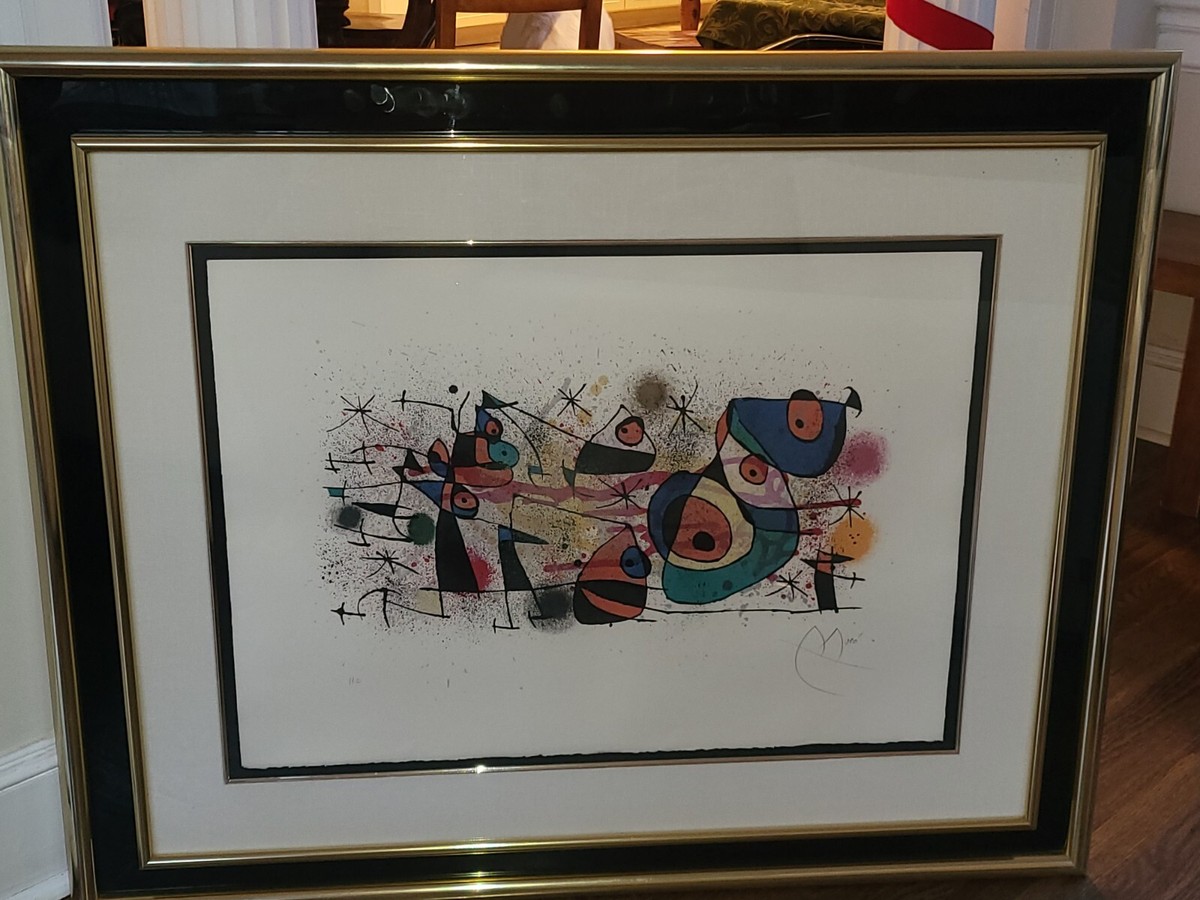 Joan Miro (1893-1983) 'Ceramique' hand signed. H.C. with