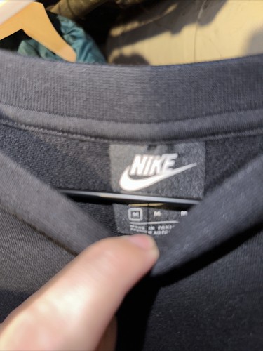 Nike Beaverton Oregon Cities Crewneck Sweatshirt Mens Medium Black NWT NEW - Picture 2 of 8