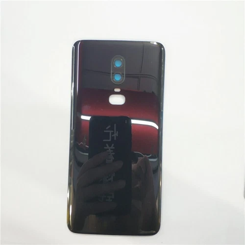 New Back Battery Cover Door Rear Glass Housing With Camera Lens For OnePlus 6 6T - Picture 12 of 16