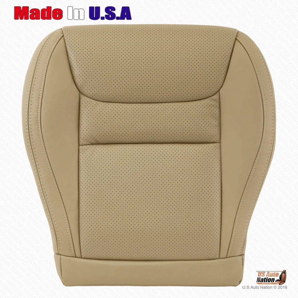 For 2001 2002 Toyota Highlander DRIVER & PASSENGER Bottoms Leather Cover In TAN - Image 3 of 4