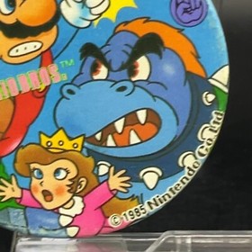 Mario Bowser Peach Menko Super Mario Bros Famicom Card Nintendo 1985 NES Japan