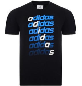 New Men S Adidas Performance Logo T Shirt Top Black Ebay