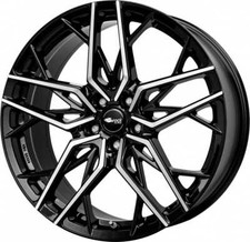 2x Brock B44 schwarz front-poliert 8.5x19 ET35 - LK5/112 ML66.6 Felge Alu