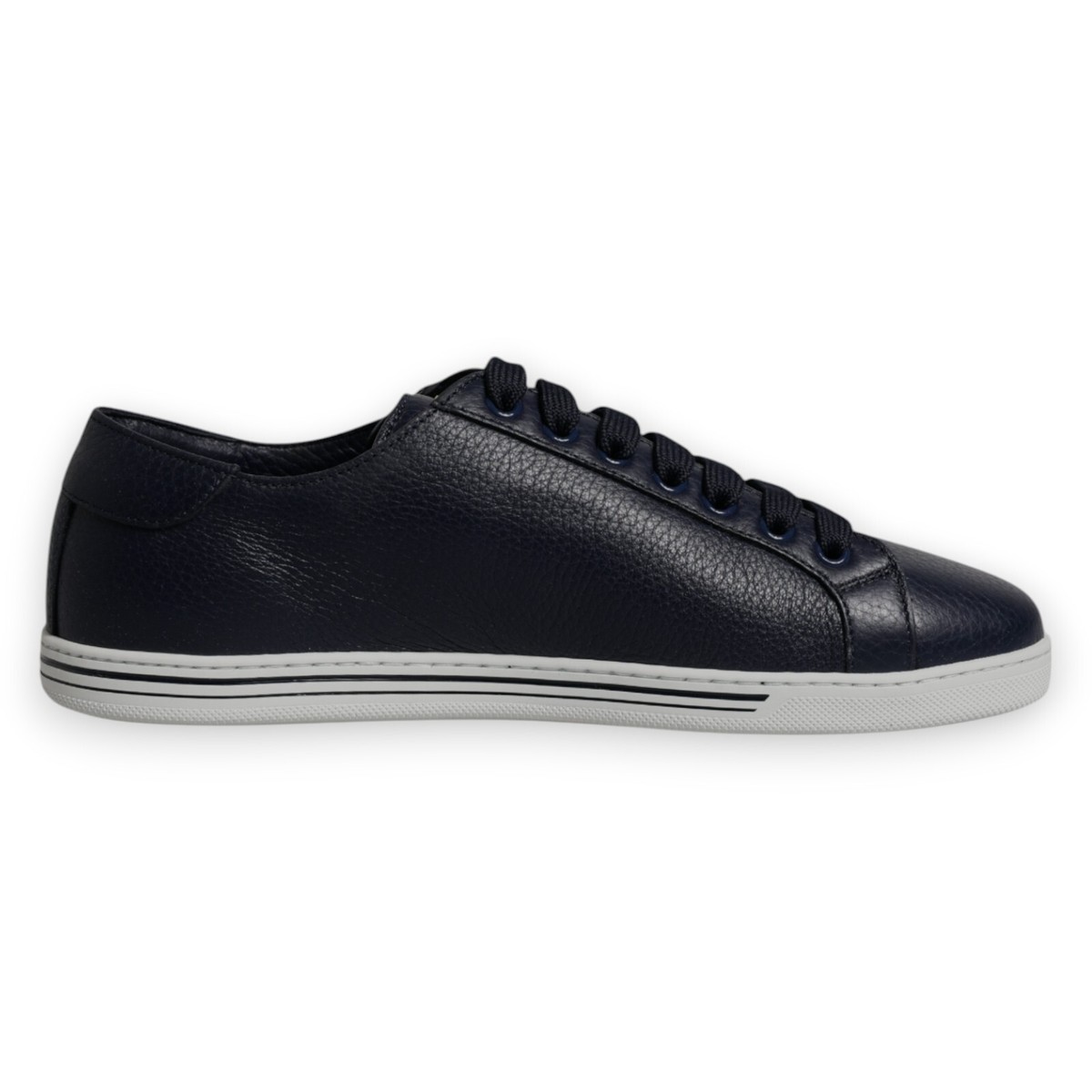 DOLCE & GABBANA Shoes Blue Low Top Men Saint Tropez Sneakers