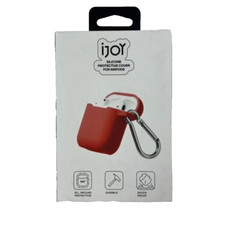 iJoy Silicone Protective Cover For Apple Airpods - Red