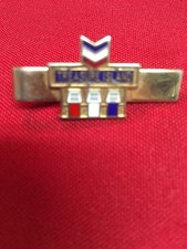VINTAGE 60's CHEVRON / STANDARD OIL TIE CLASP TRESURE ISLAND (LOC-MPARA)-5