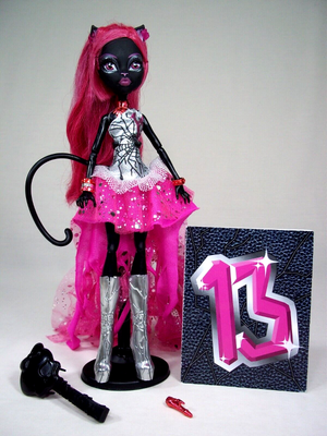 monster high black cat doll