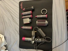 Dyson Airwrap Complete Curling Iron 6 Accessories Set - Red
