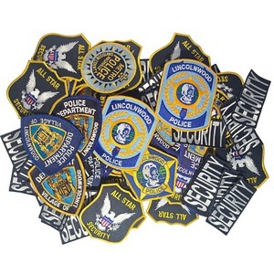 VINTAGE & NEW LARGE LOT OF 95 LAW ENFORCEMENT PATCHES - ILLINOIS - SEW ON