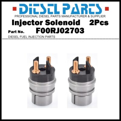 #ad 2Pcs Fuel Injector Solenoid F00RJ02703 FOORJ02703 for Bosch 120 Series Injectors $52.00